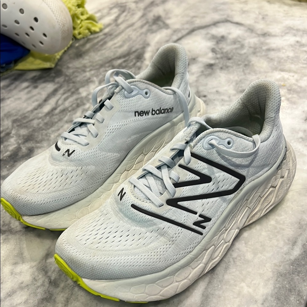 New Balance Light Gray Athletic Shoes